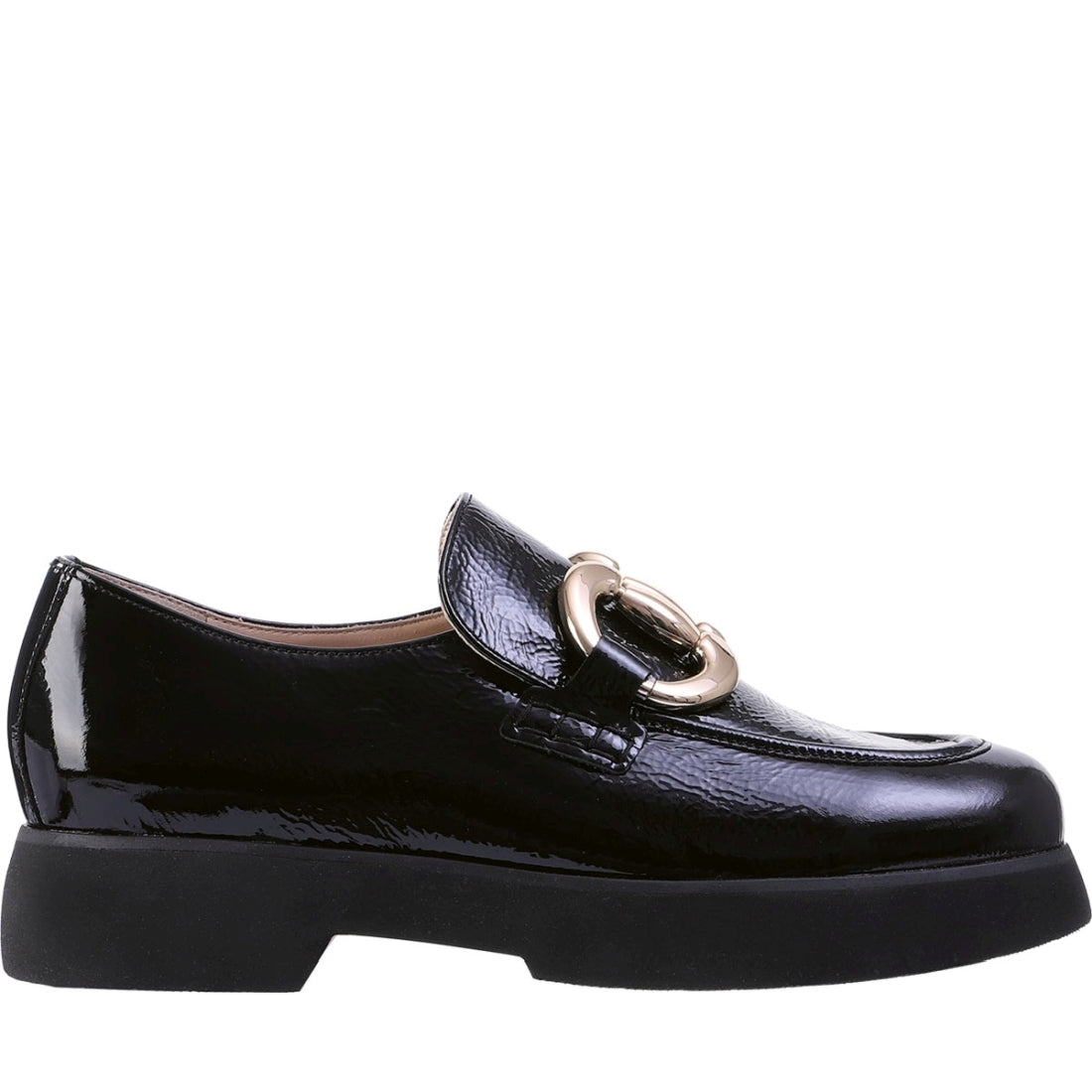 Hogl womens black fred loafers | Vilbury London