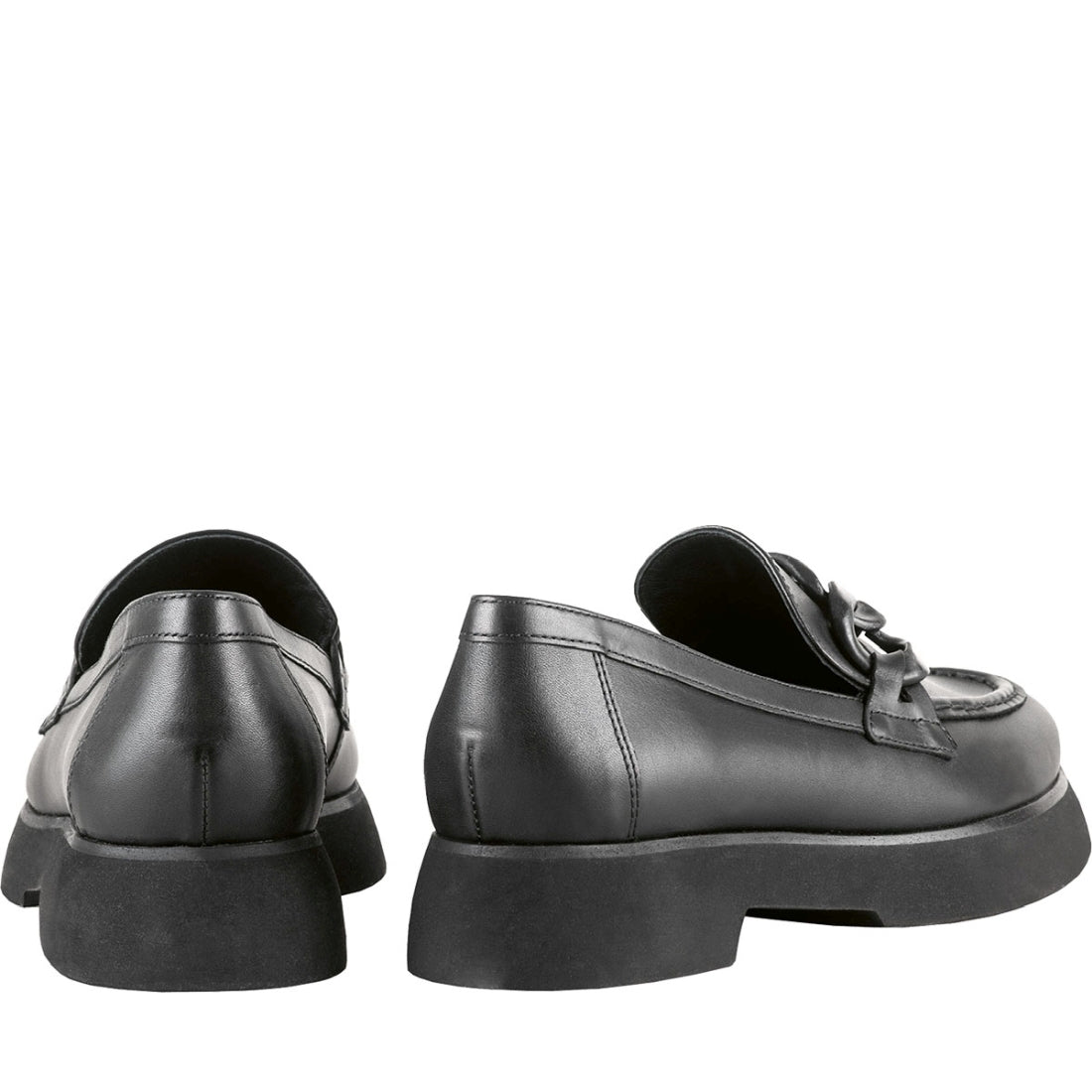Hogl womens black stacy loafers | Vilbury London