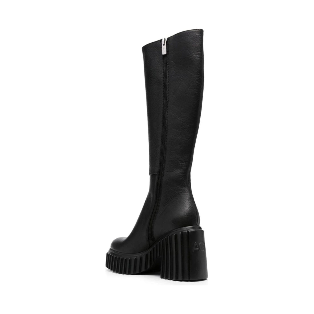 AGL womens black tiggy hight boots | Vilbury London