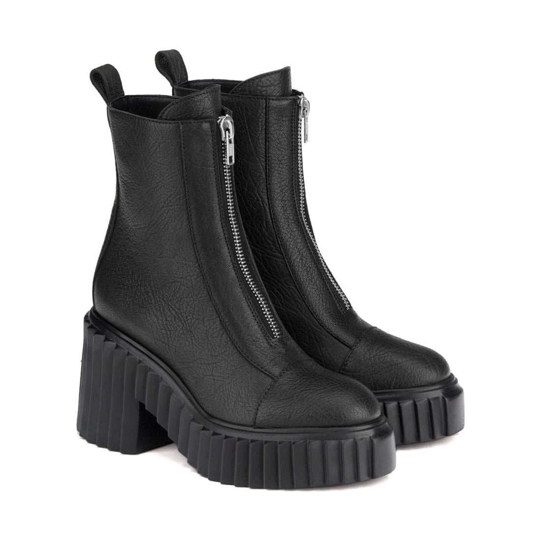 AGL womens black tiggy rock booties | Vilbury London