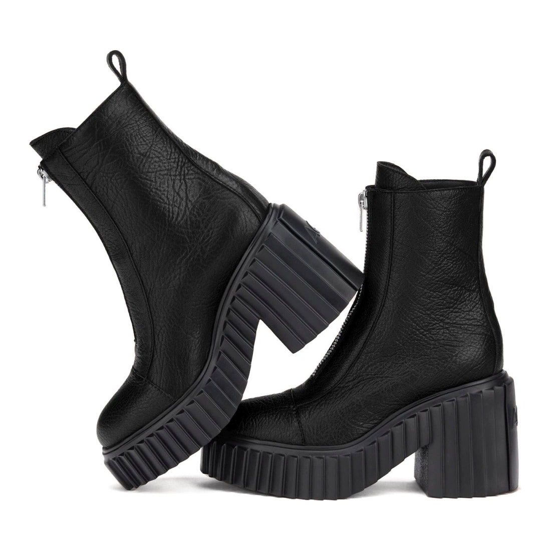 AGL womens black tiggy rock booties | Vilbury London