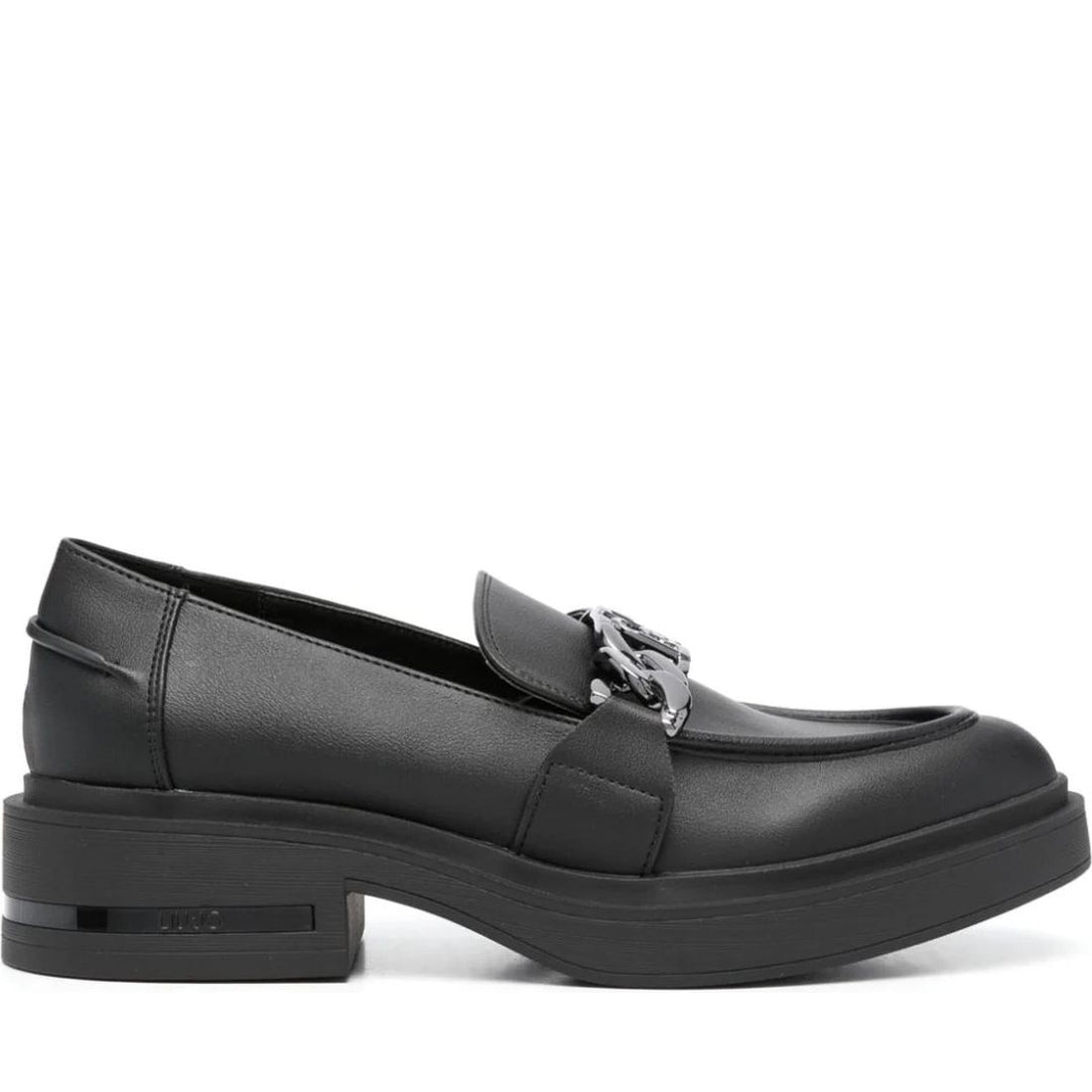 Liu Jo womens black gabrielle 23 loafer | Vilbury London