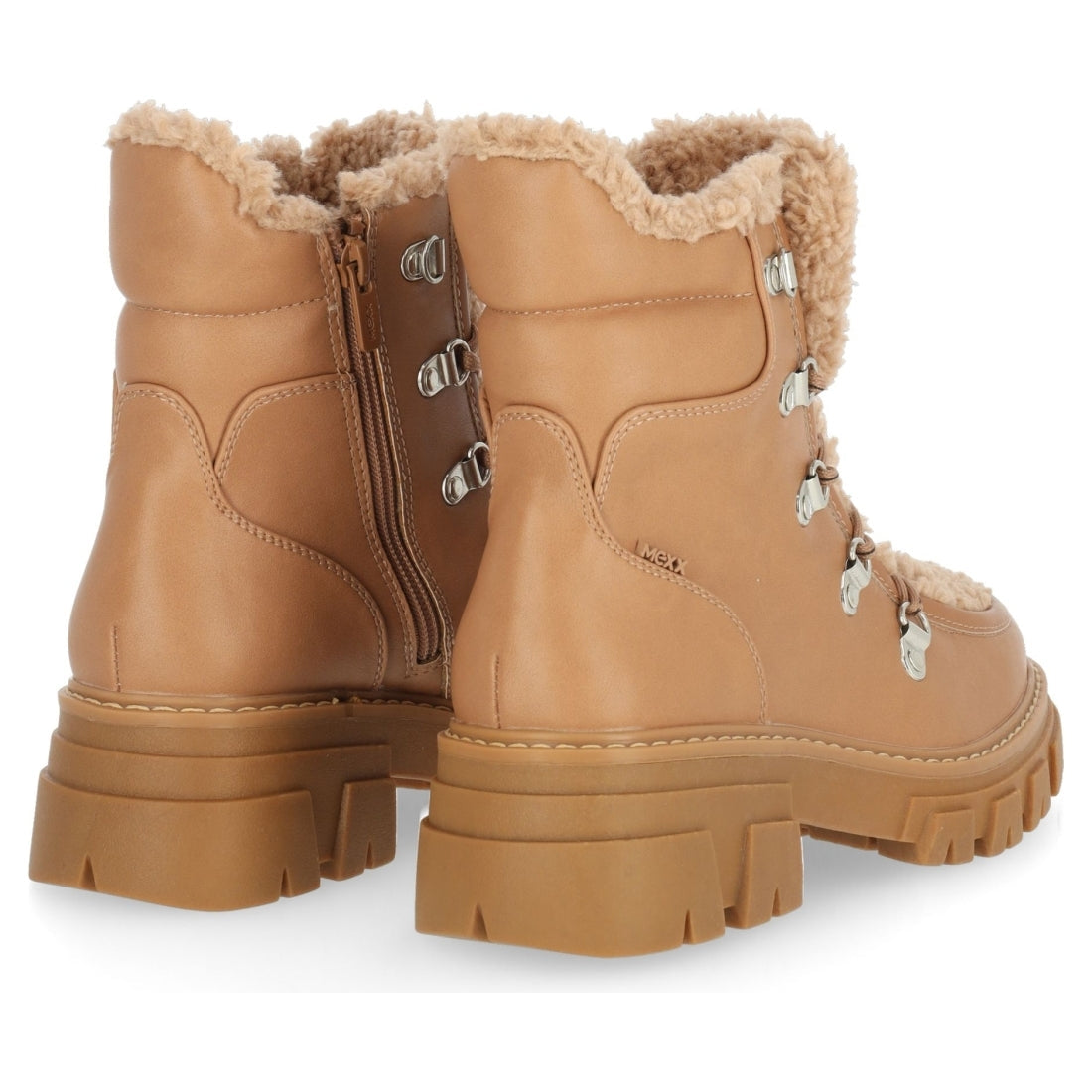 Mexx womens camel kold booties | Vilbury London