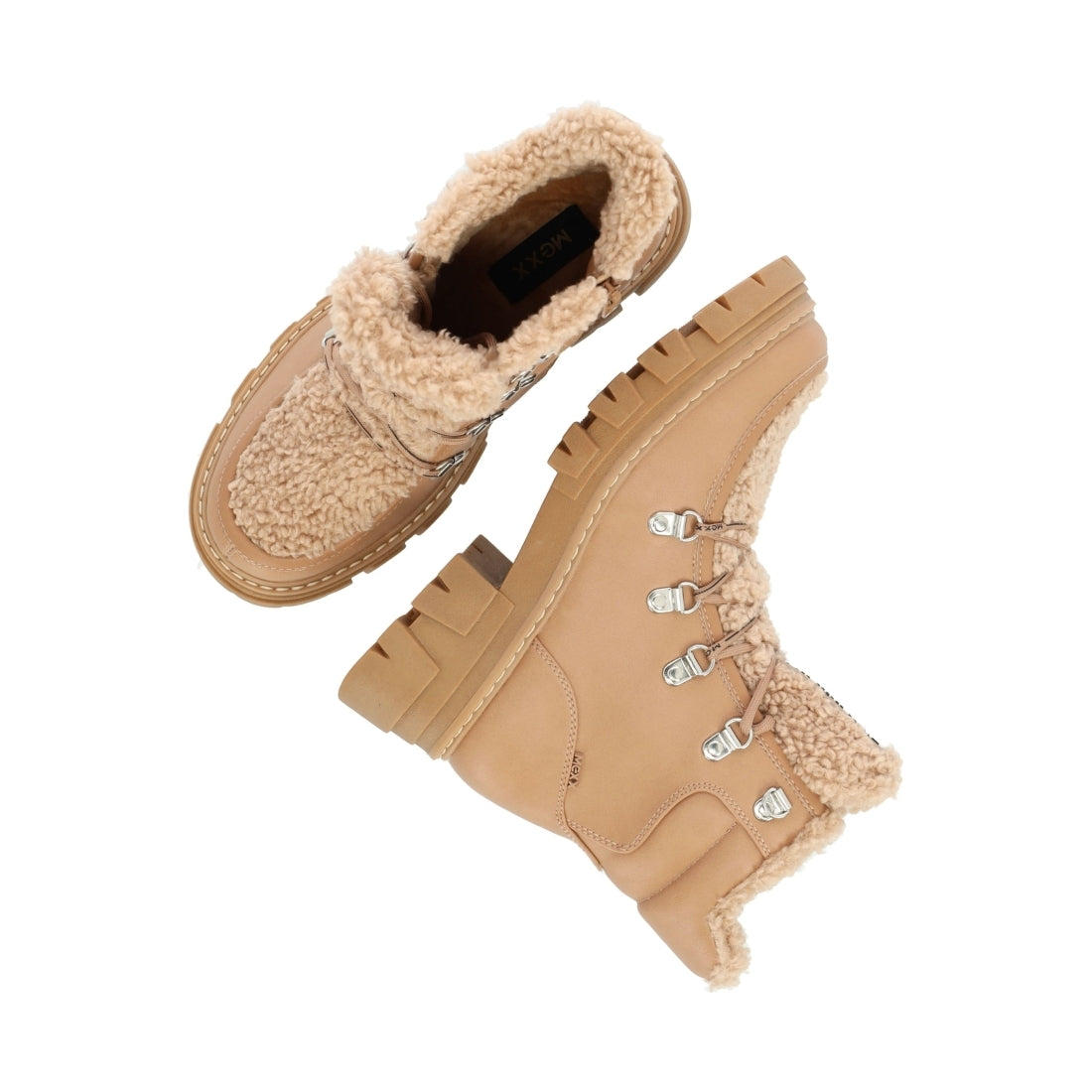 Mexx womens camel kold booties | Vilbury London