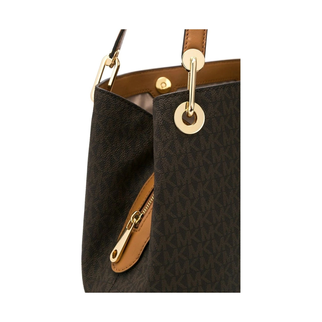 Michael Kors womens brown lg shoulder tote | Vilbury London