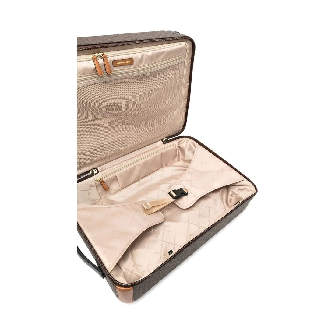 Michael Kors womens brn, acorn sm hardcase trolley | Vilbury London