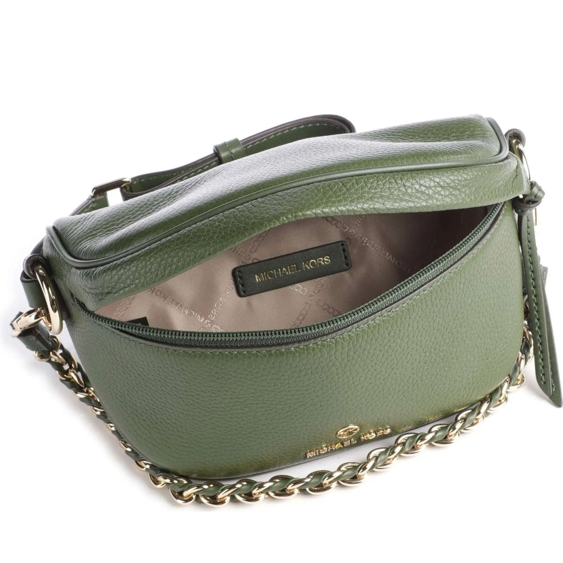 Michael Kors womens amazon green xs sling pack messenger | Vilbury London