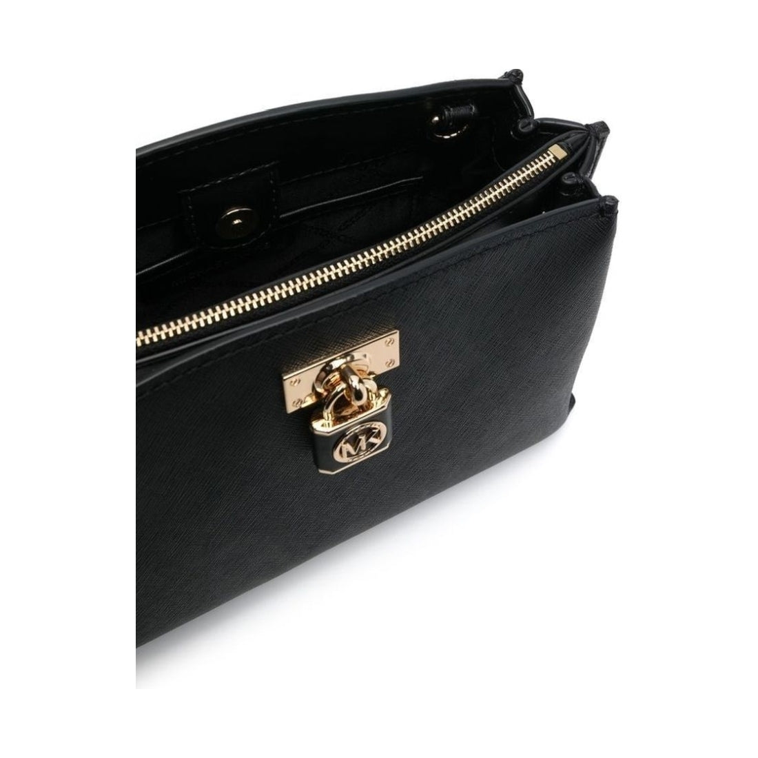 Michael Kors womens black md messenger bag | Vilbury London