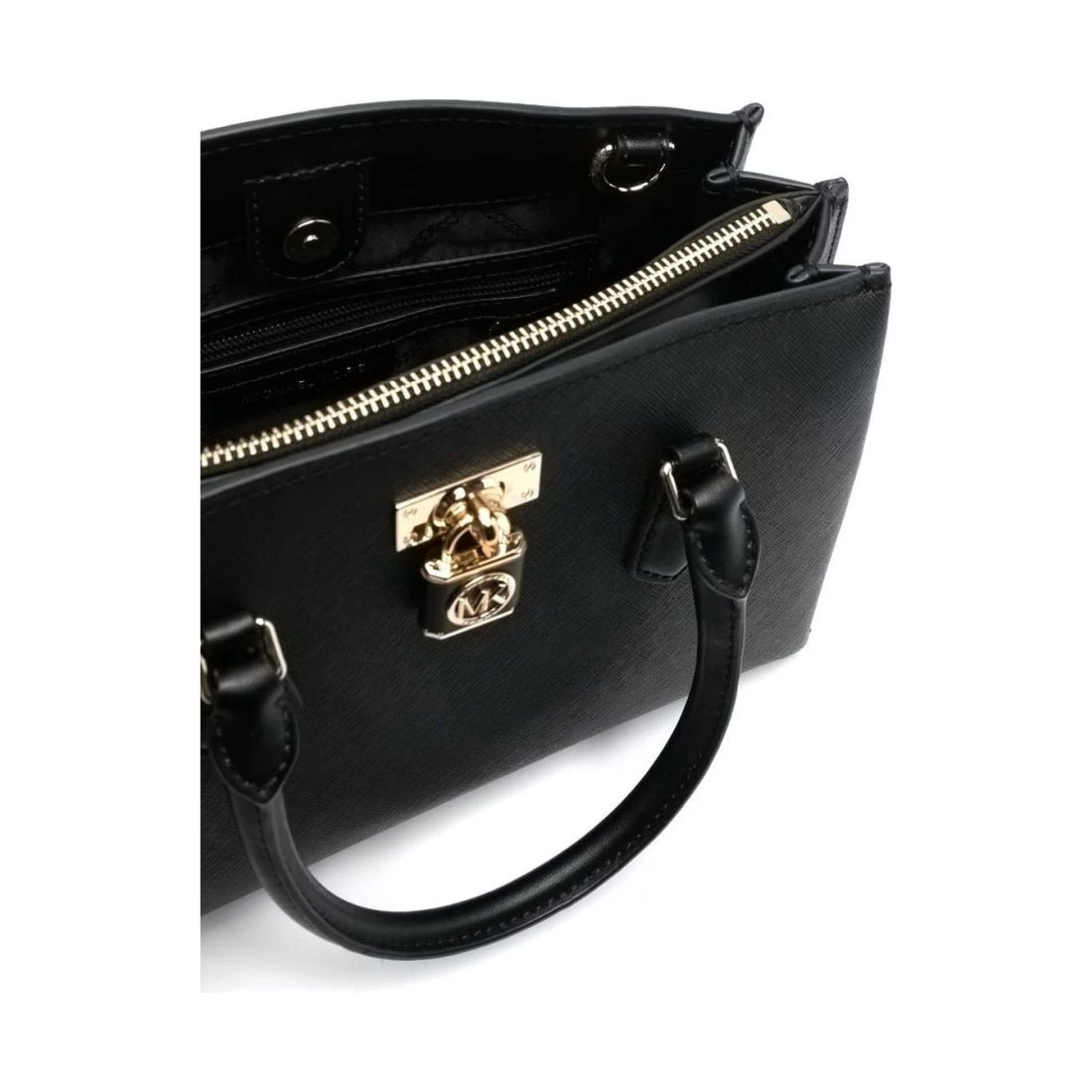 Michael Kors womens black sm satchel | Vilbury London