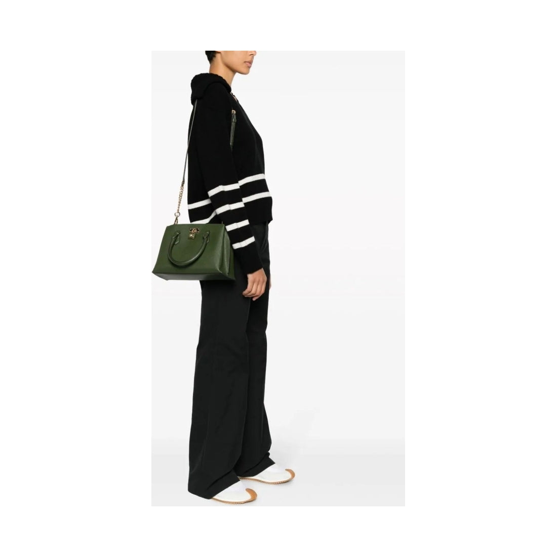 Michael Kors womens amazon green sm satchel | Vilbury London