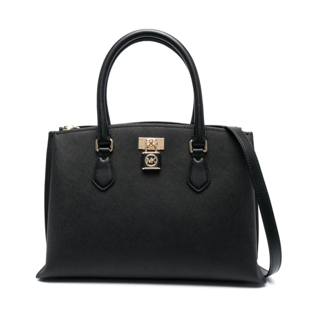 Michael Kors womens black md satchel | Vilbury London