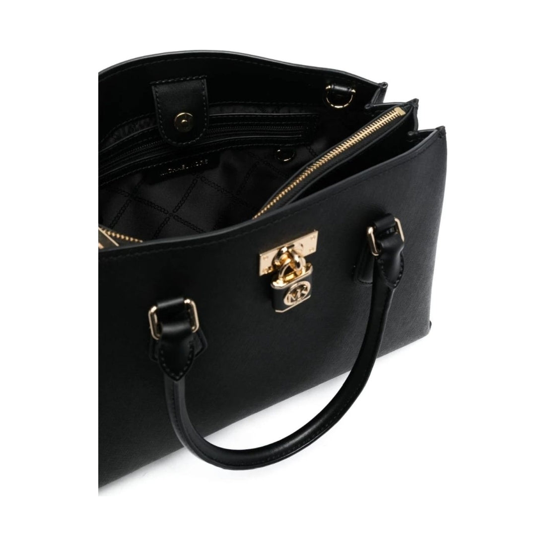 Michael Kors womens black md satchel | Vilbury London