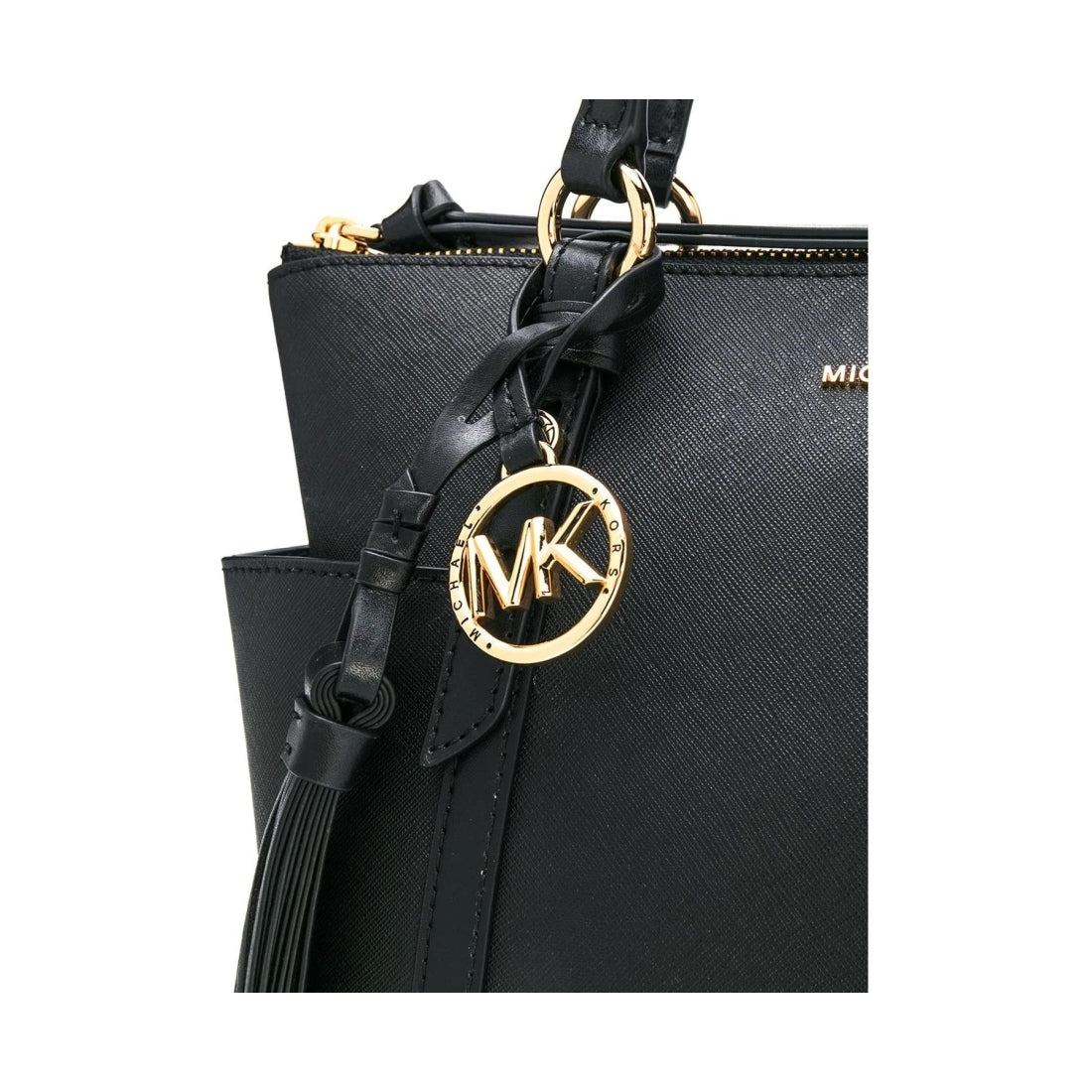 Michael Kors womens black sm conv top-zip tote | Vilbury London