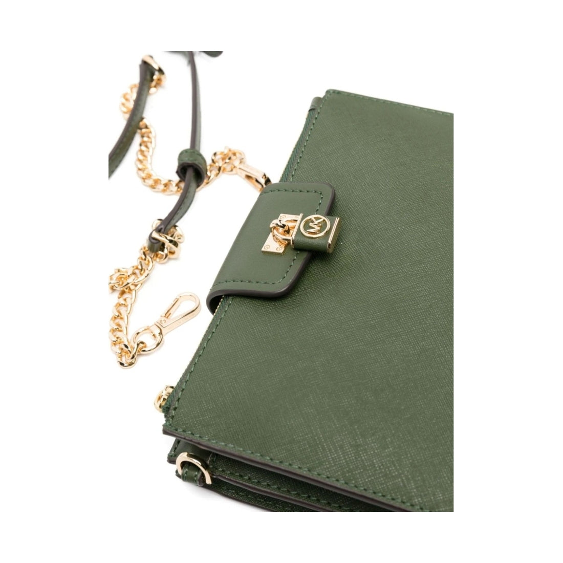 Michael Kors womens amazon green sm dbl zip crossbody | Vilbury London