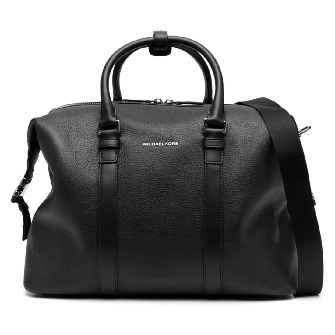 Michael Kors mens black md commuter duffle | Vilbury London