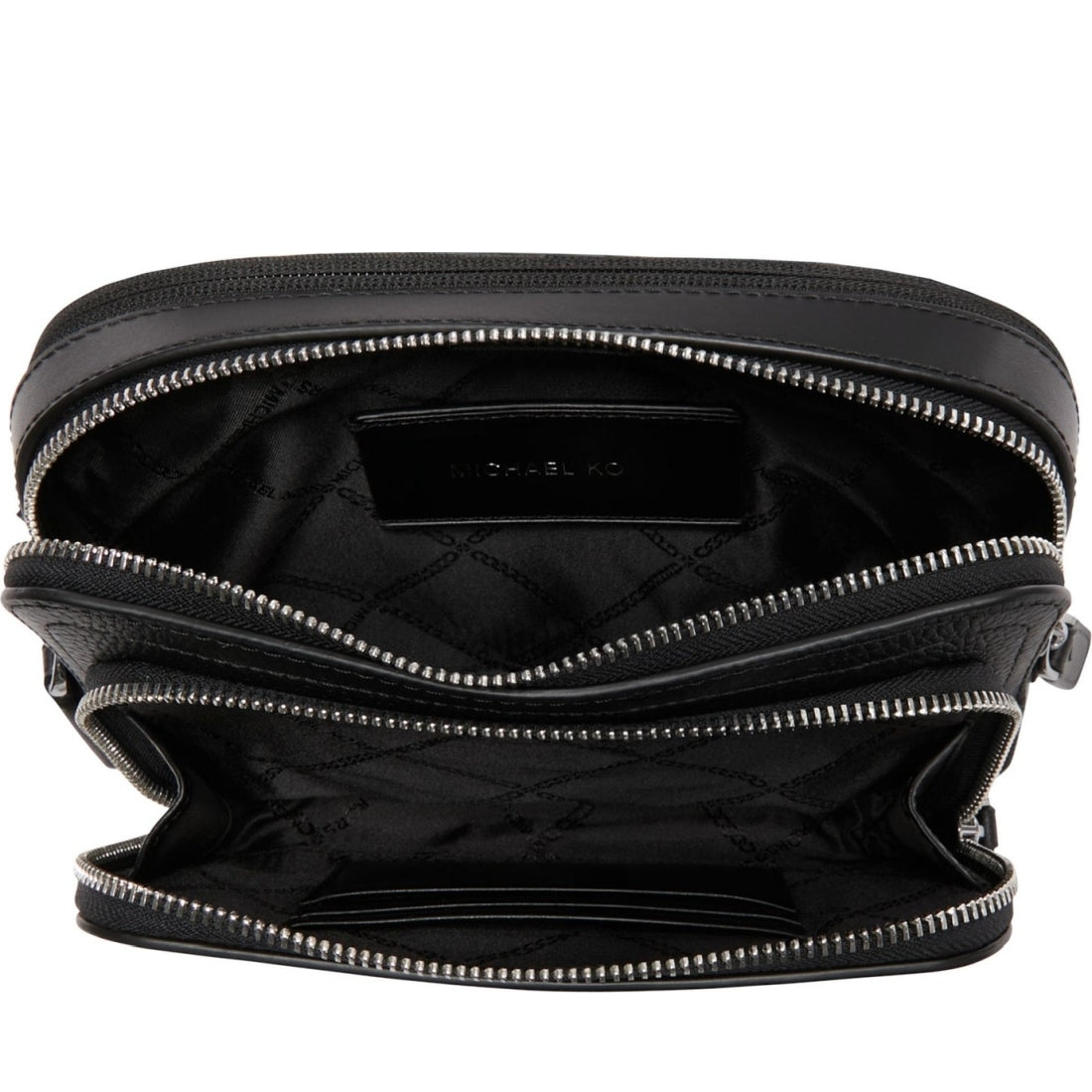 Michael Kors mens black sm belt bag | Vilbury London