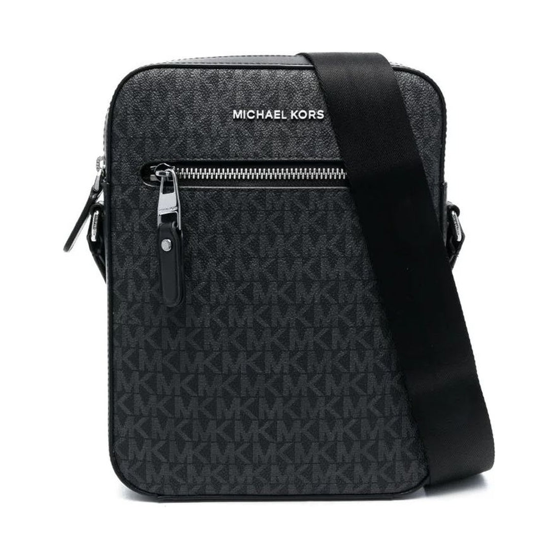 Michael Kors mens black flight bag | Vilbury London