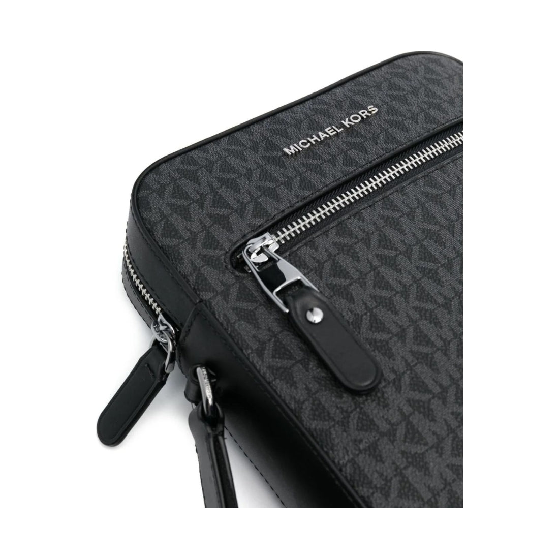 Michael Kors mens black flight bag | Vilbury London