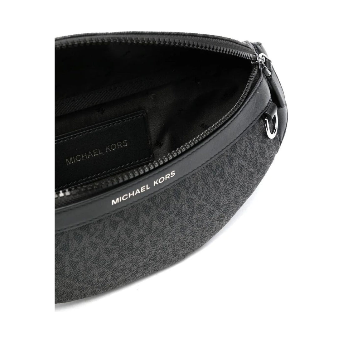 Michael Kors mens black sm hip bag | Vilbury London