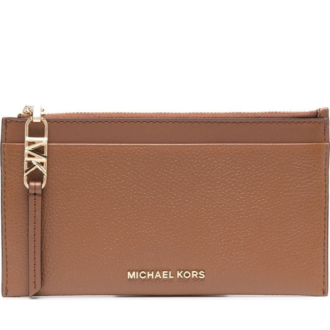 Michael Kors womens luggage lg zip card case | Vilbury London