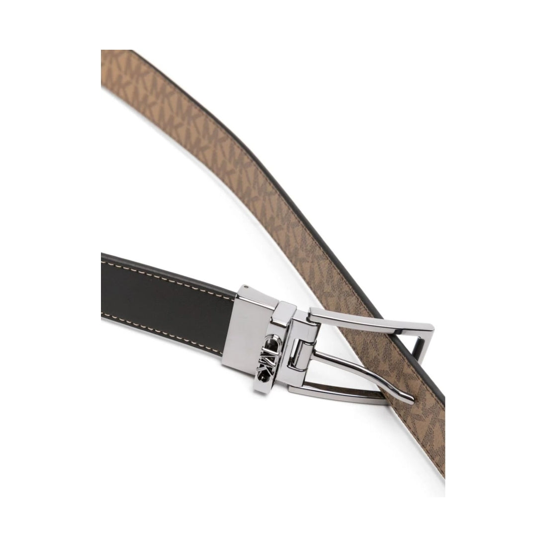 Michael Kors mens black 31mm ctfr emp dress belt | Vilbury London