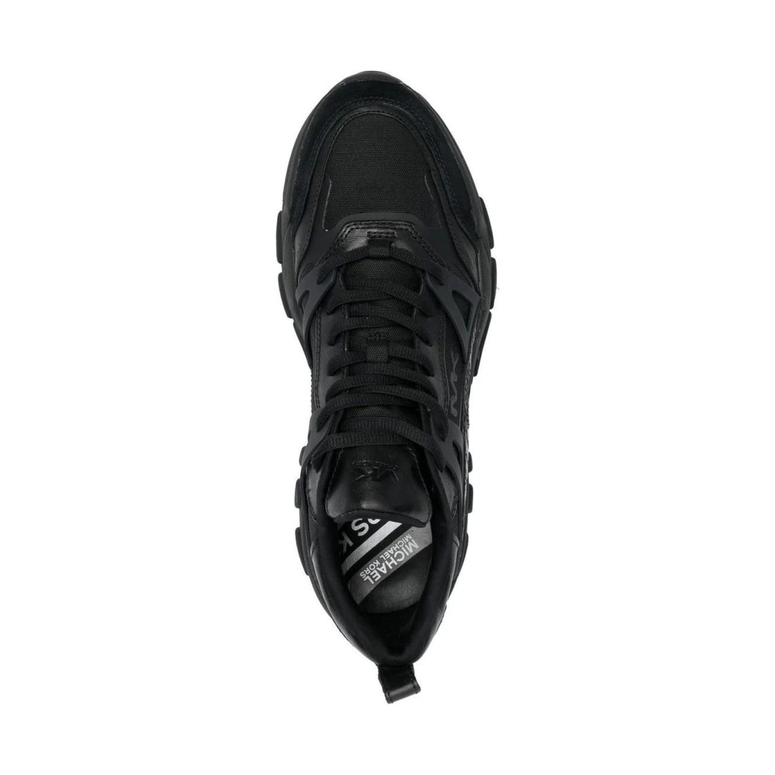 Michael Kors mens black nick trainer | Vilbury London