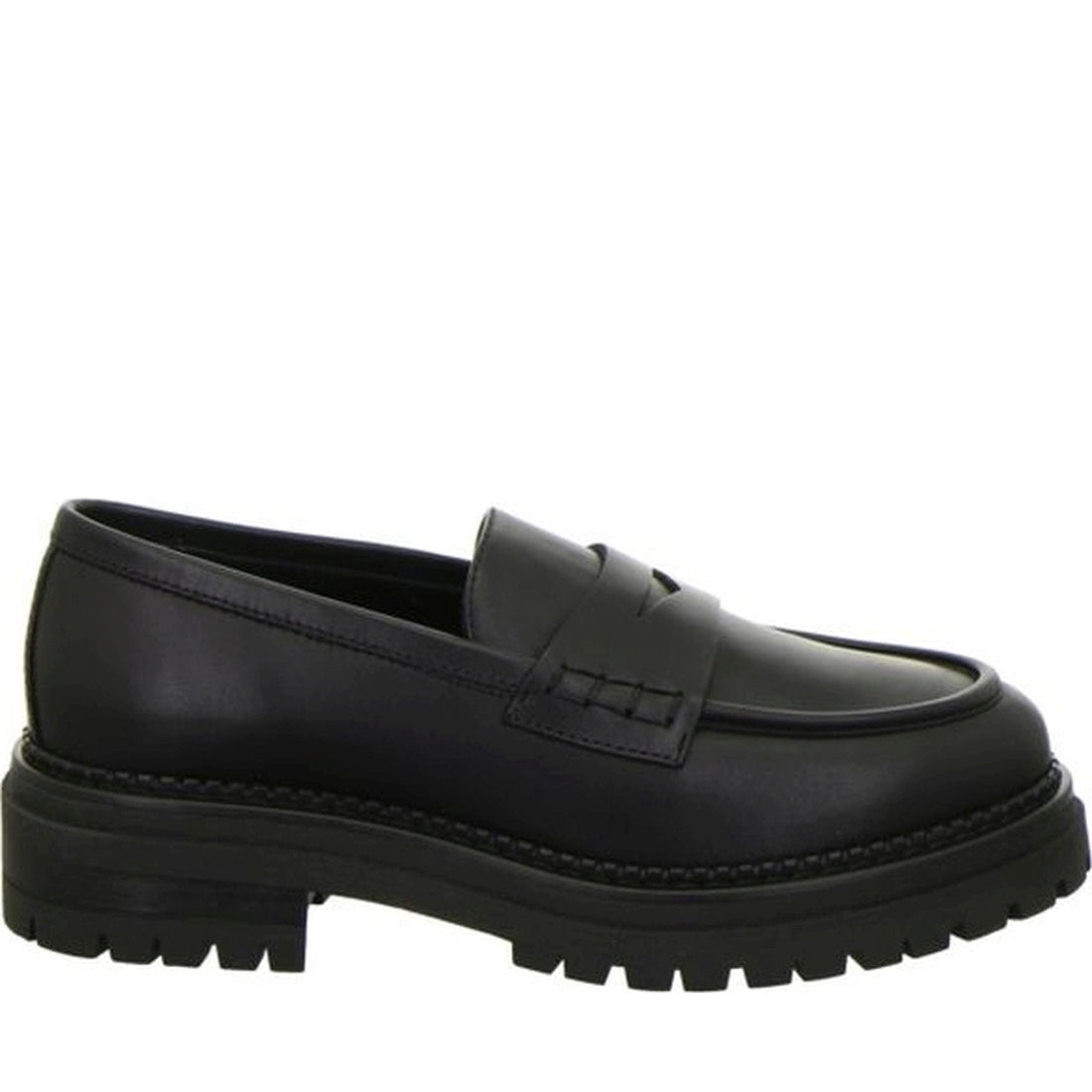 NeroGiardini womens black guanto loafers | Vilbury London