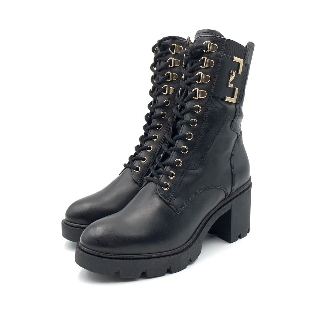 NeroGiardini womens black guanto booties | Vilbury London