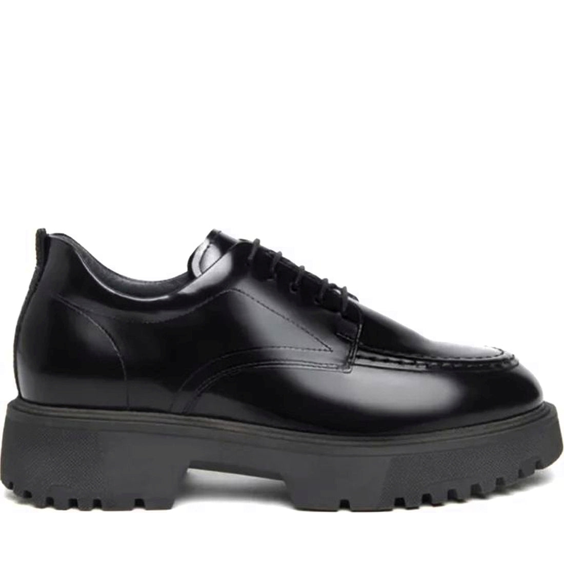 NeroGiardini womens black college loafers | Vilbury London