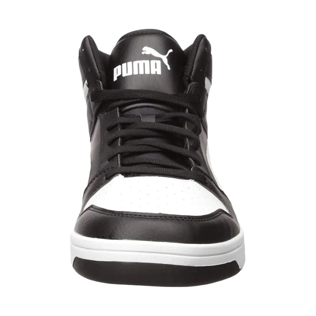 Puma mens black white rebound layup sl booties | Vilbury London