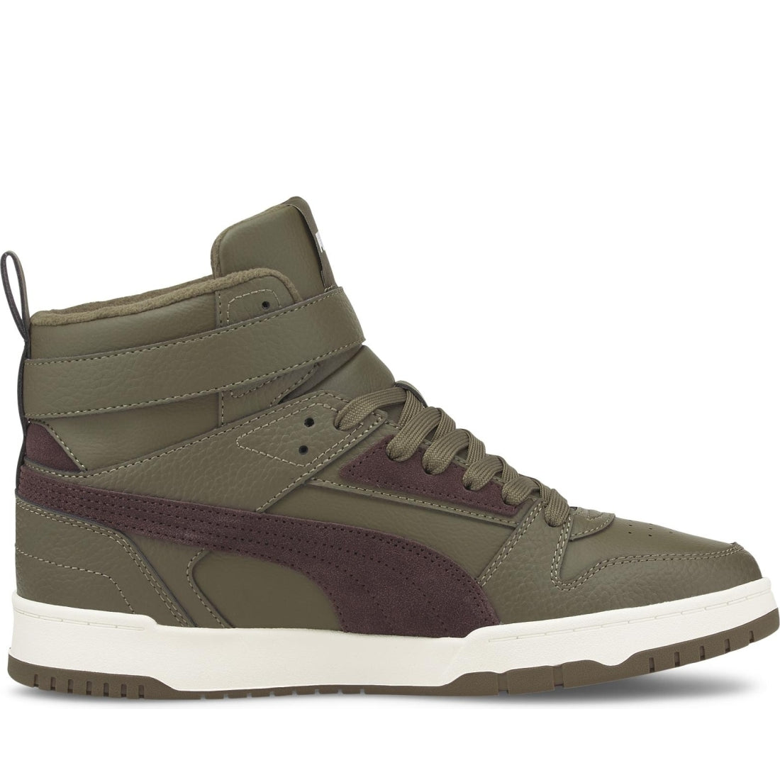 Puma mens olive chocolate gold rbd game wtr booties | Vilbury London