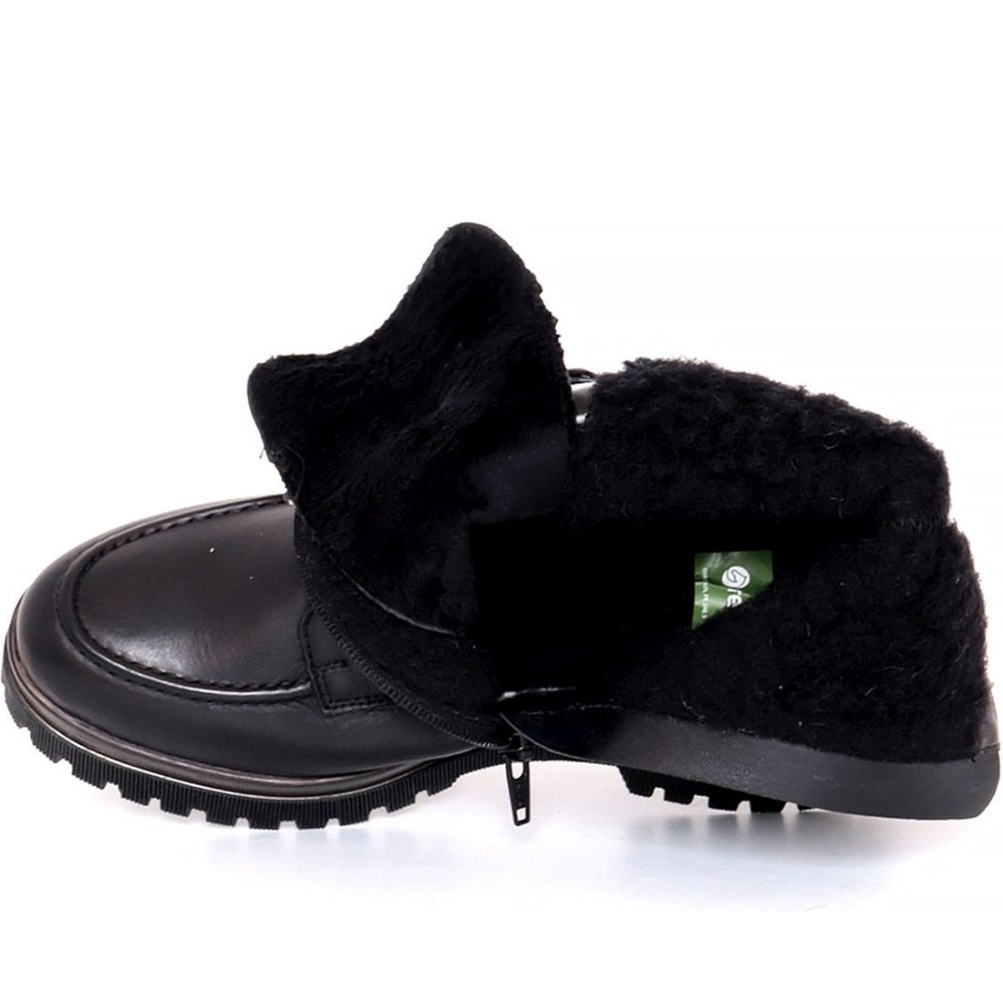 Remonte womens black casual closed booties | Vilbury London