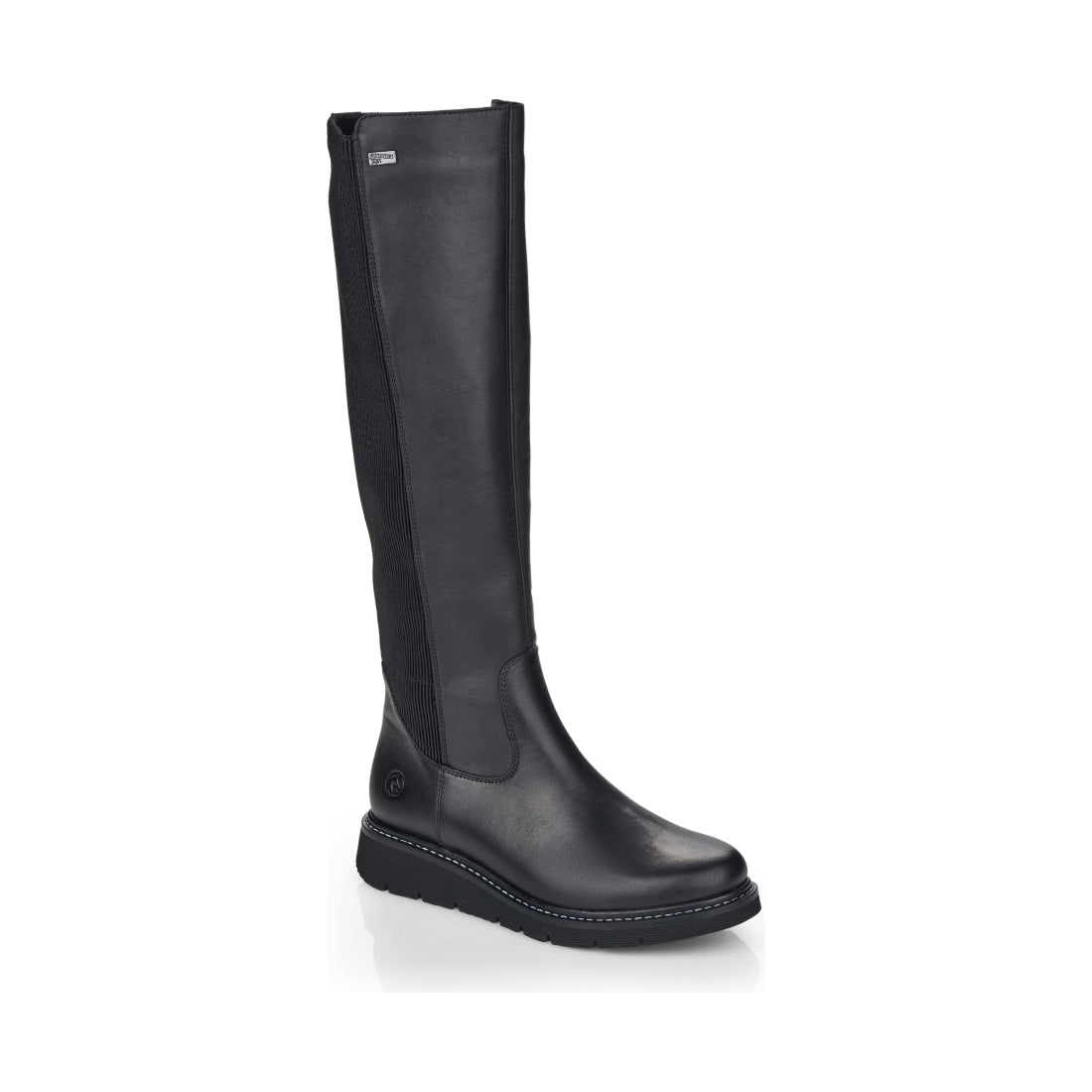 Remonte womens black casual closed boots | Vilbury London