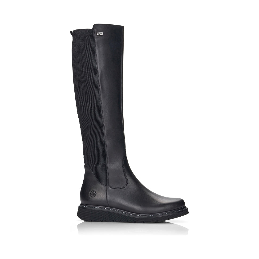 Remonte womens black casual closed boots | Vilbury London