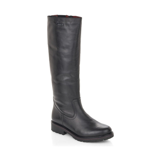 Remonte womens black casual closed boots | Vilbury London