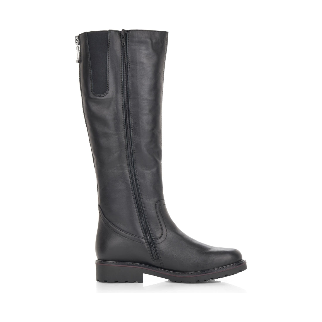 Remonte womens black casual closed boots | Vilbury London