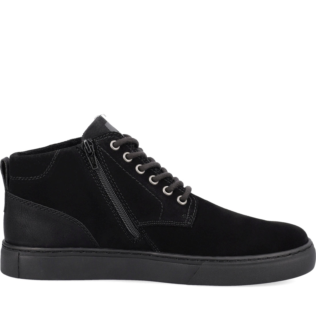 Rieker mens black casual closed booties | Vilbury London