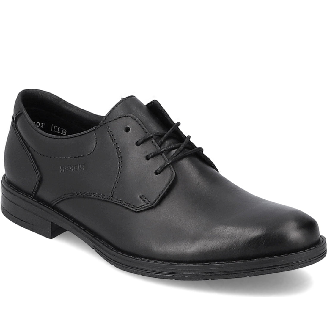 Rieker mens black casual closed formal | Vilbury London