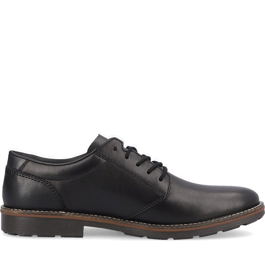 Rieker mens black casual closed formal | Vilbury London