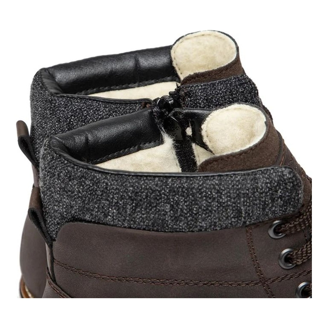 Rieker mens brown casual closed booties | Vilbury London