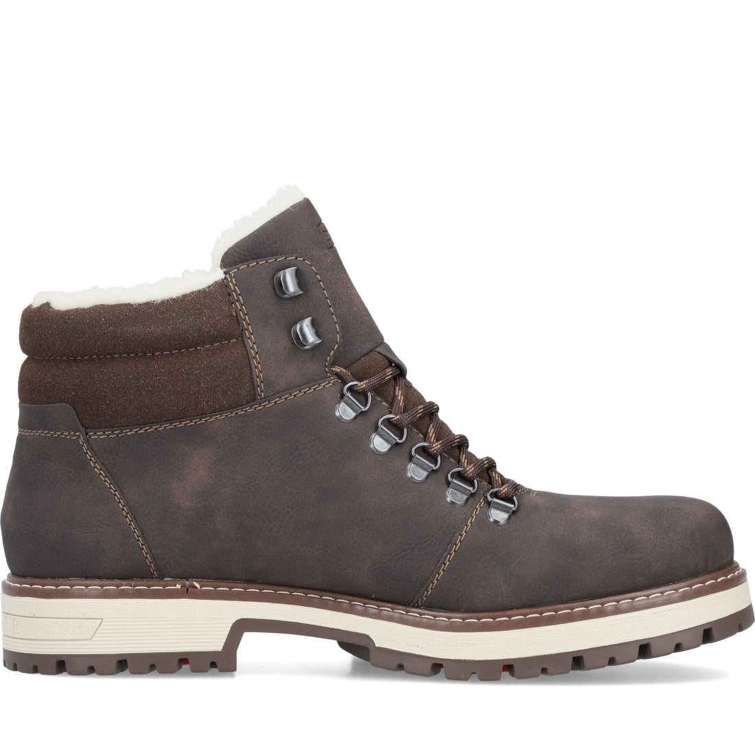 Rieker mens brown casual closed booties | Vilbury London