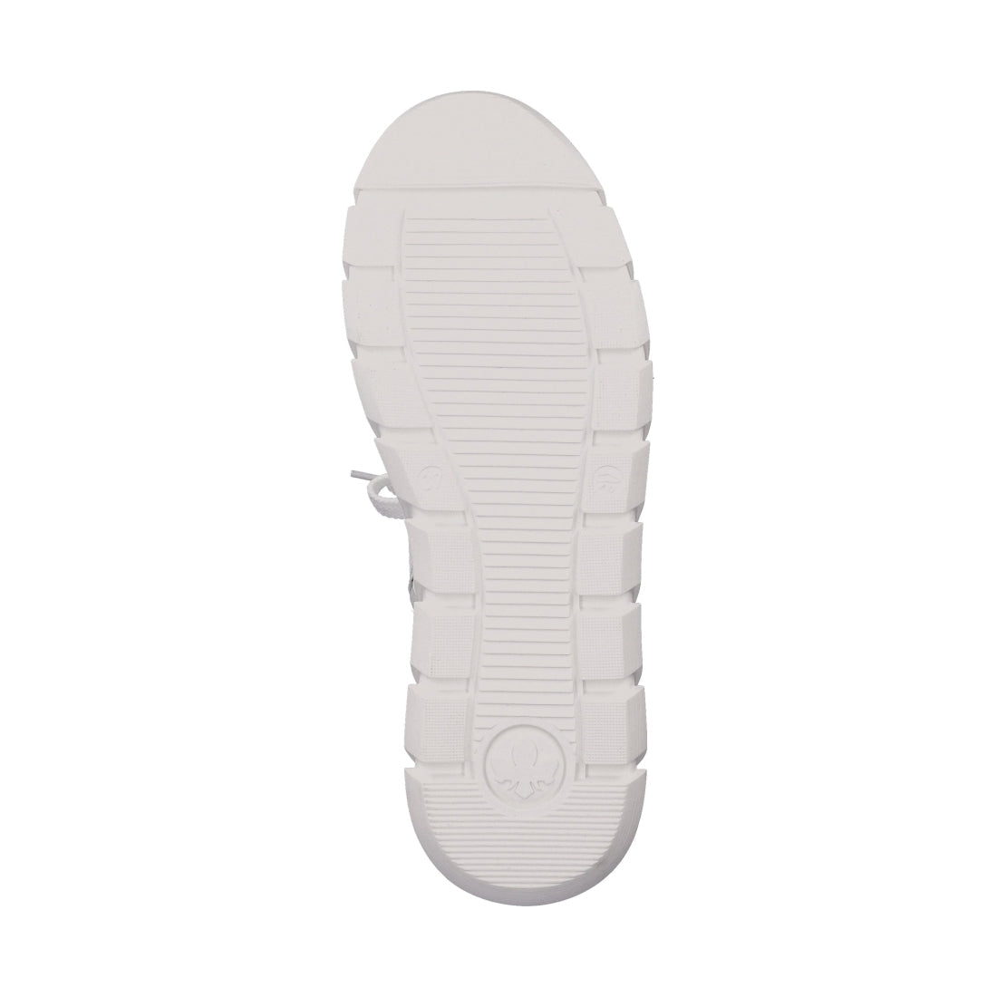 Rieker womens white casual closed booties | Vilbury London