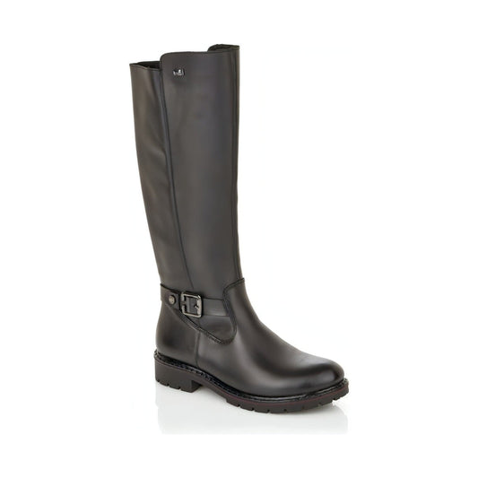 Rieker womens black casual closed boots | Vilbury London