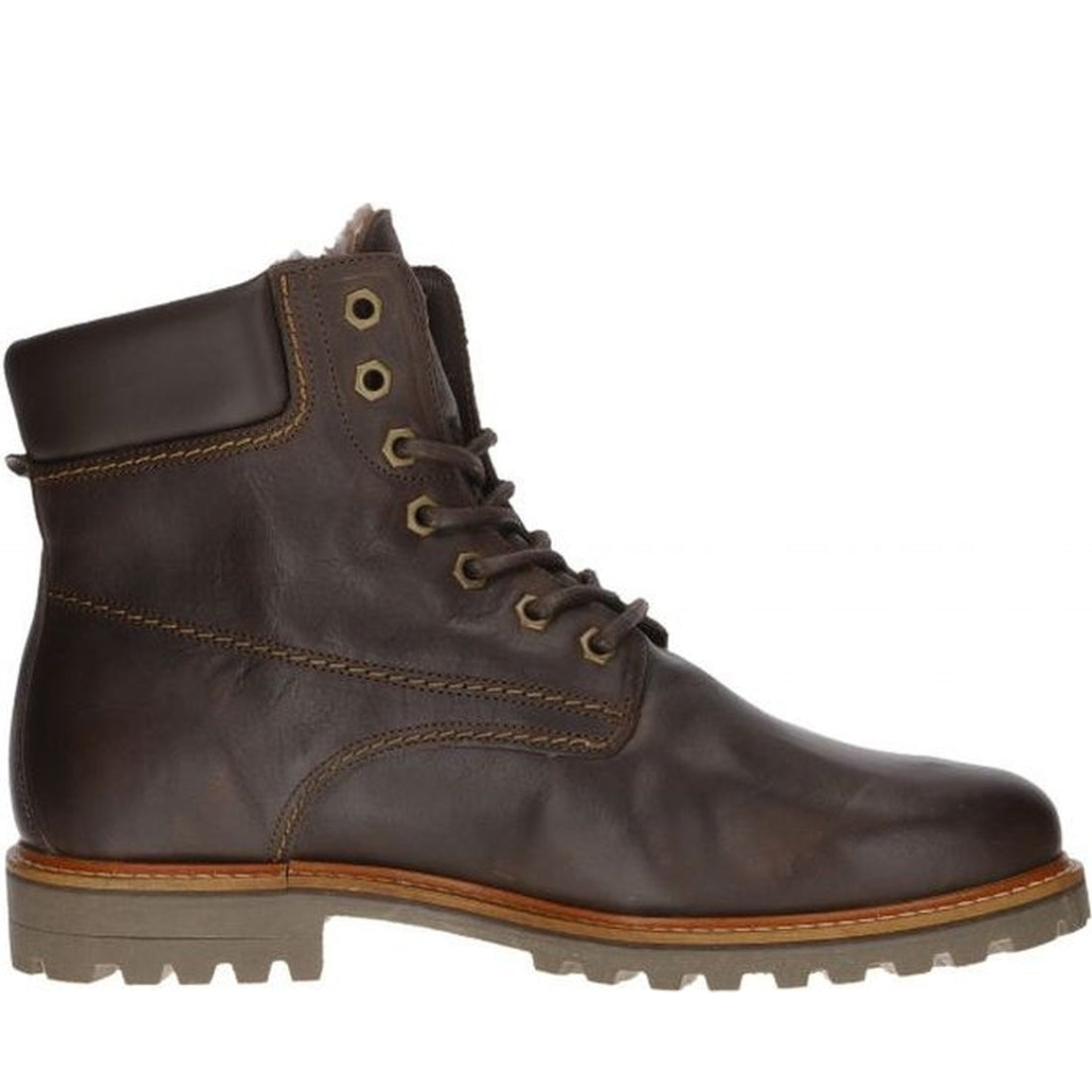 Salamander mens brown harrold warm boots | Vilbury London