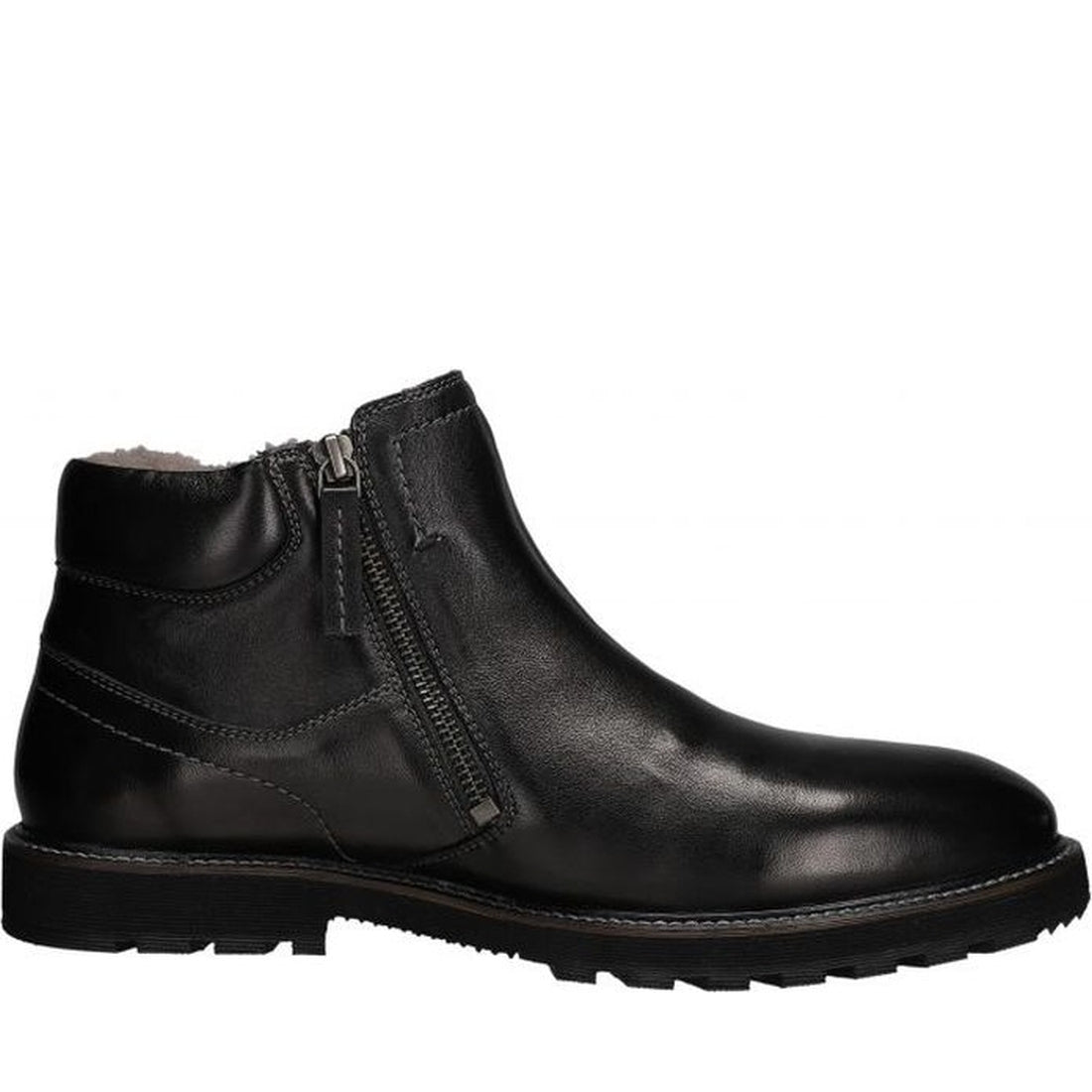 Salamander mens black gavo warm boots | Vilbury London