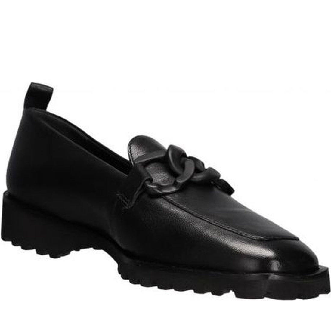 Salamander womens black gillia loafers | Vilbury London