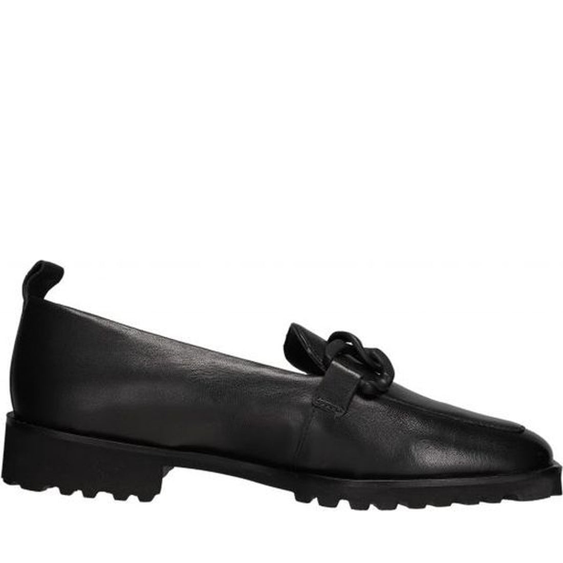 Salamander womens black gillia loafers | Vilbury London