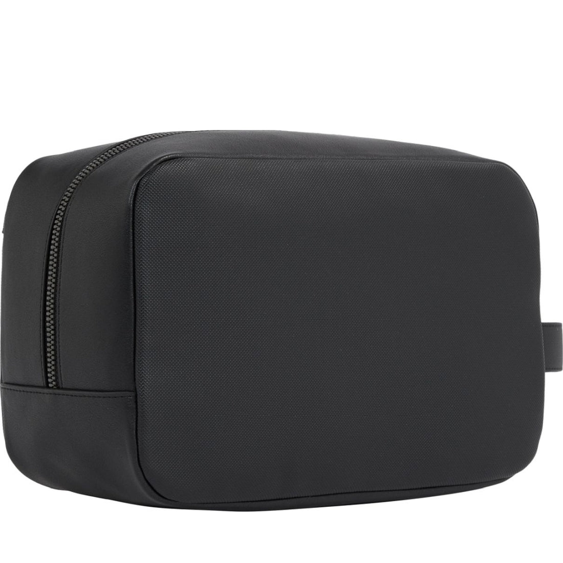 Tommy Hilfiger mens black pique washbag | Vilbury London