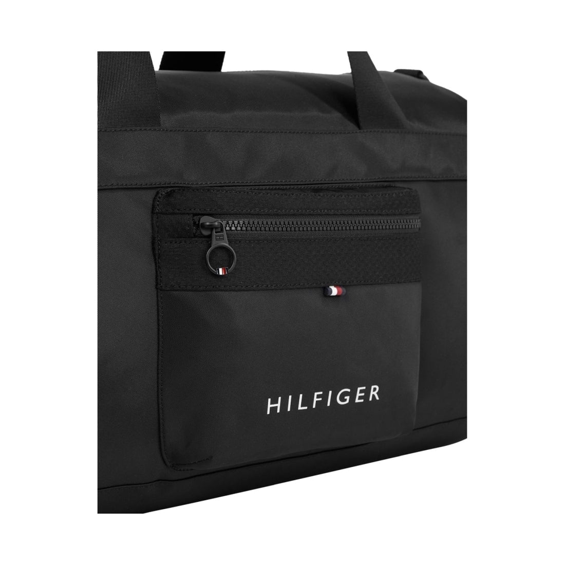 Tommy Hilfiger mens black skyline duffle | Vilbury London