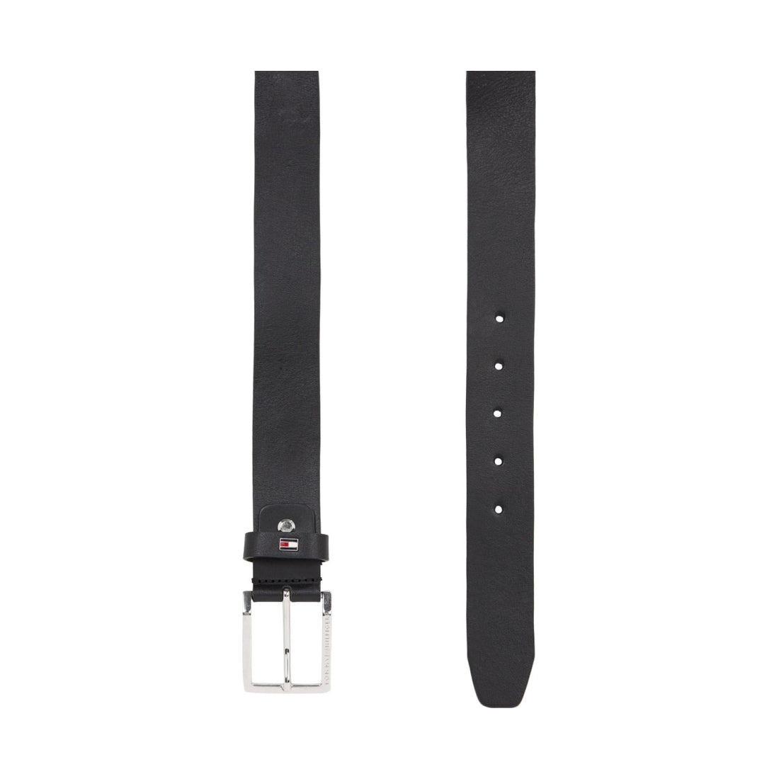 Tommy Hilfiger mens black oliver 3.5 belt | Vilbury London